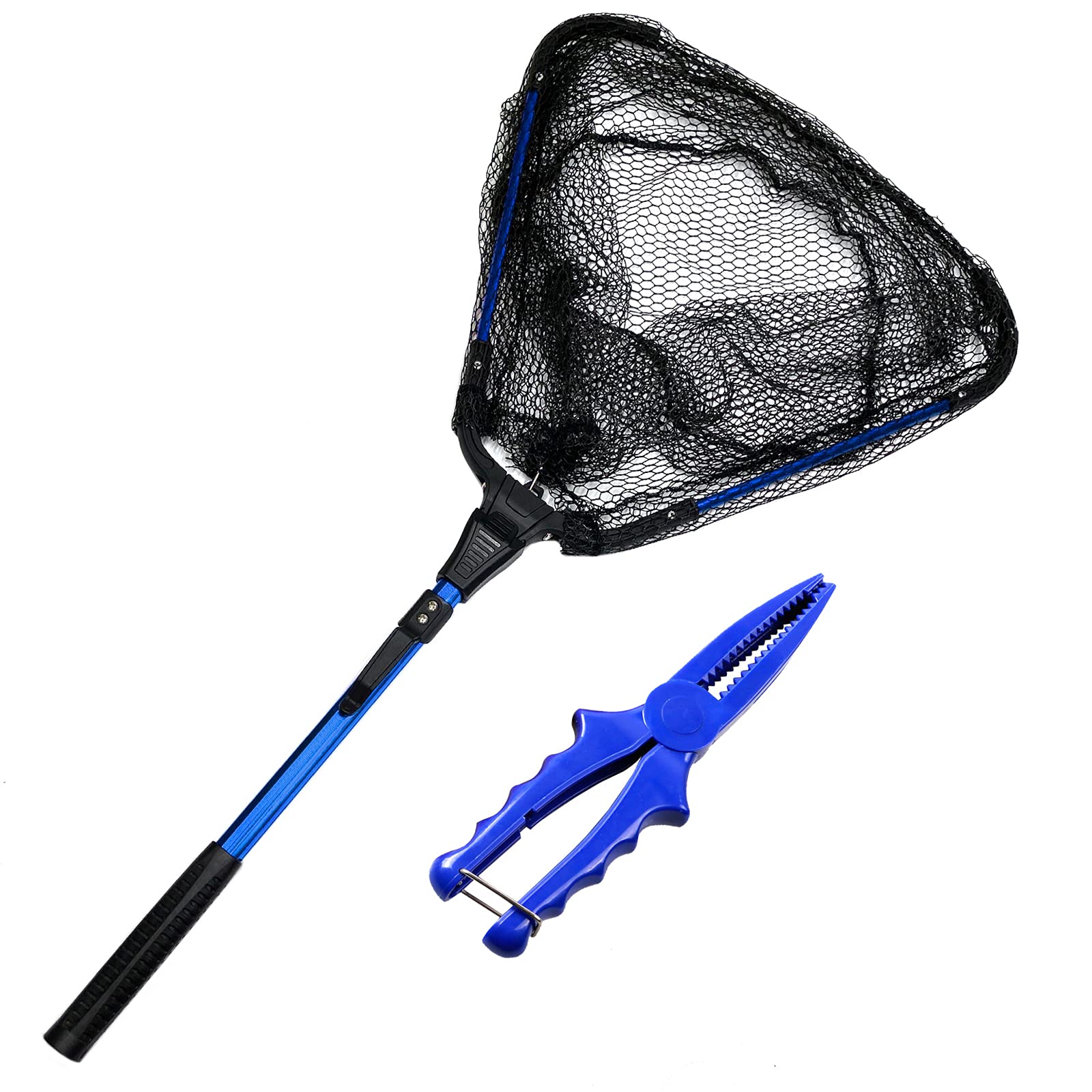 **YHC Floating Fishing Net - Extra Strong & Foldable for Freshwater & Saltwater - Rubber Coated Fish Landing Net - Perfect for Kayak, Boat & Shore Fishing**
