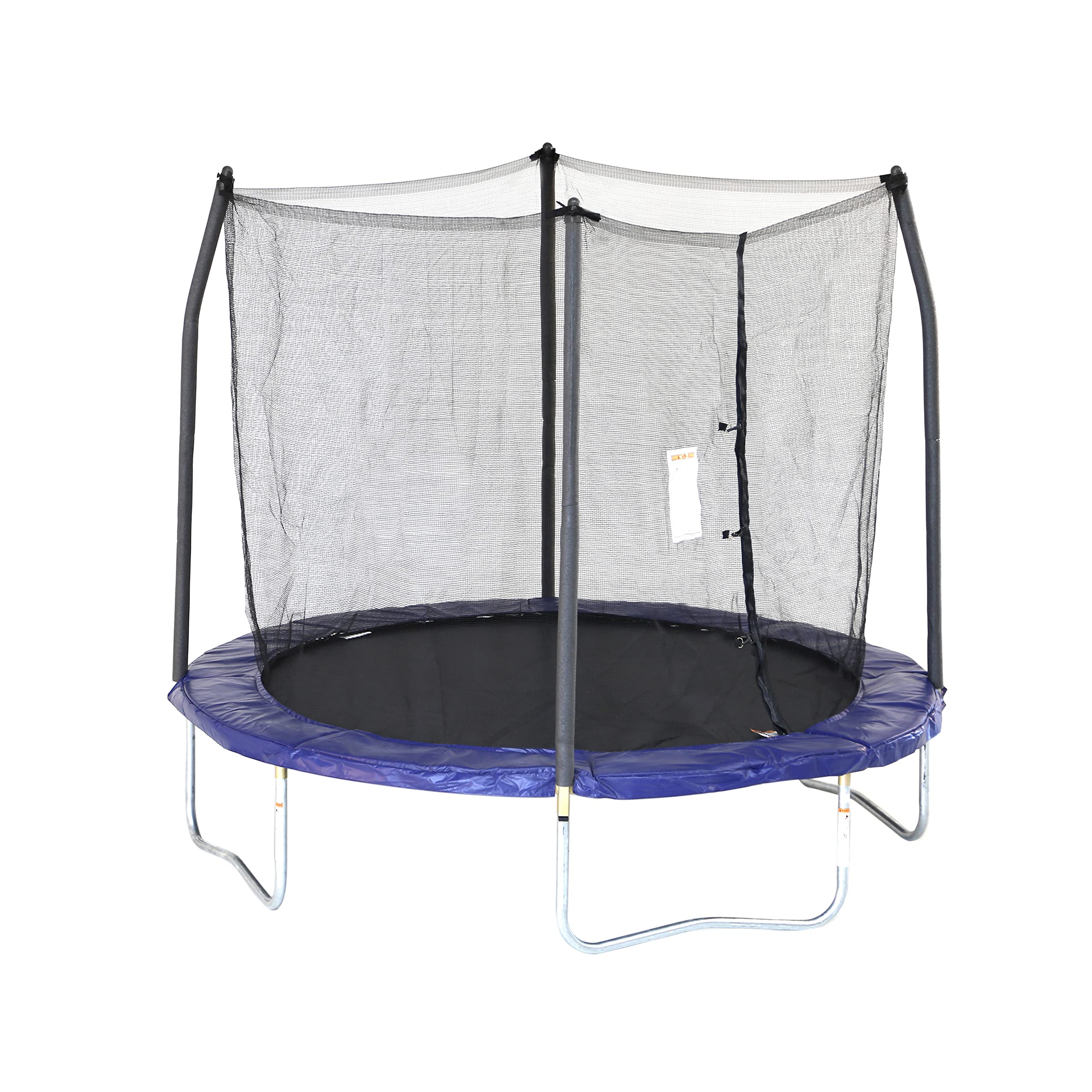 Skywalker 8-Feet Round Trampoline with Safety Enclosure Combo - Outdoor Bounce & Exercise Equipment for Kids & Adults - Perfect for Backyard Fun, Fitness Training & Family Recreation