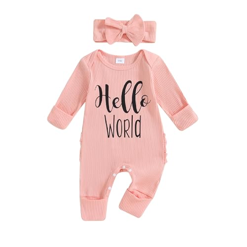 Hello World Newborn Outfit