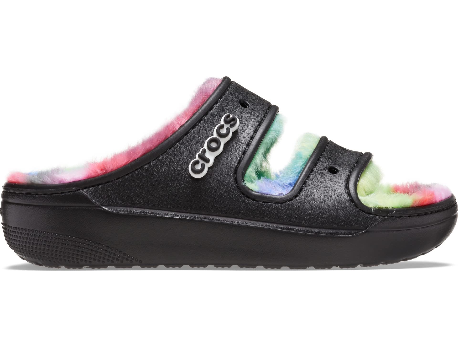 Crocs Unisex-Adult Classic Cozzzy Platform Sandals - Fuzzy Comfort Slides for Men & Women | Indoor/Outdoor House Slippers, Lounge & Beach Wear