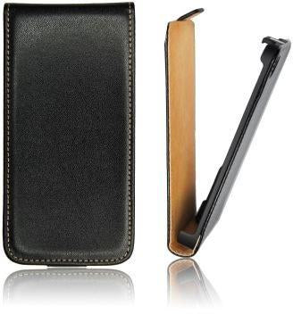 HTC Desire 510 Flip Case - Premium Black Leather Protective Cover with Card Slots | Perfect for Work, Travel & Everyday Use