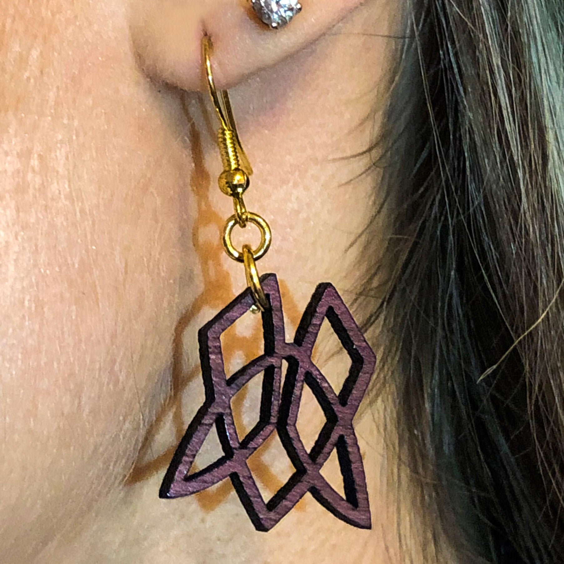Clionadh Symbol Earrings - Unique Handmade Jewelry for Women, Boho Chic Dangle Earrings | Perfect for Parties, Weddings & Everyday Wear