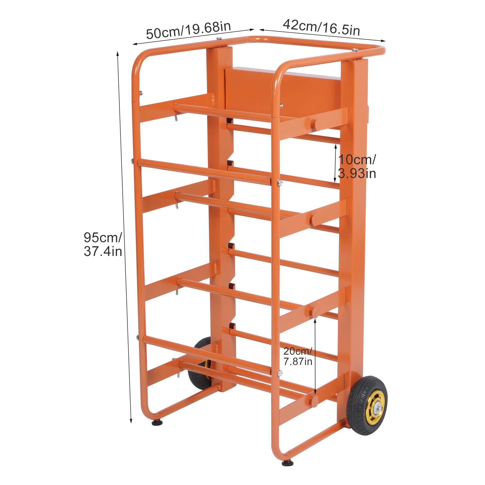 Heavy Duty Wire Spool Rack with Wheels & Storage Tray - 300 lbs Capacity Cable Caddy for Electrical Wiring Storage | Industrial Wire Dispenser for Electricians, Construction Sites & Home Workshops