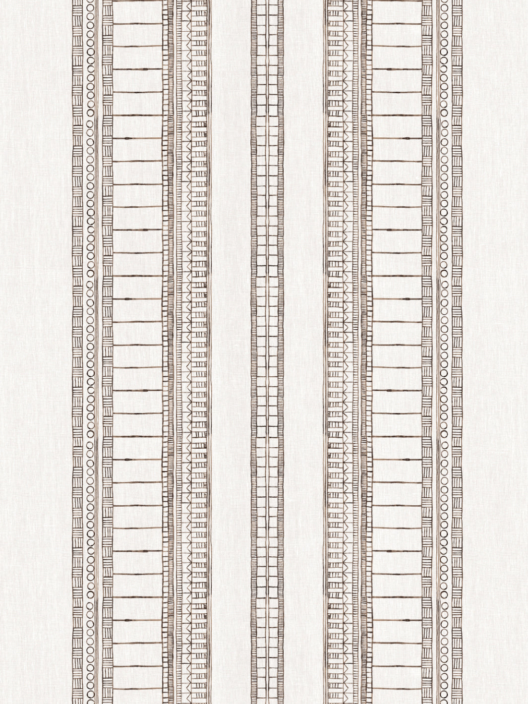 Nathan Turner Doodle Stripe Brown Wallpaper - Peel and Stick Removable Wallpaper for Bedroom, Nursery & Home Office Decor