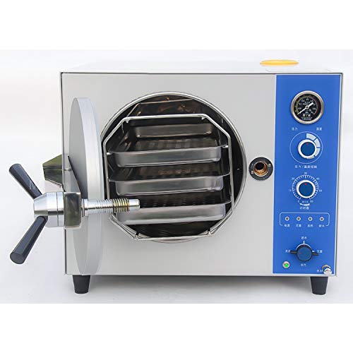 24L Table Top Medical Lab Autoclave - High Temperature Steam Sterilizer for Dental, Tattoo & Beauty Tools - Perfect for Clinics, Hospitals & Laboratories