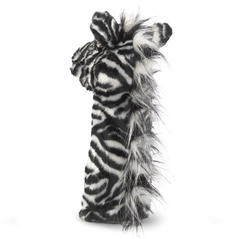 Folkmanis Zebra Hand Puppet - Realistic Stuffed Animal Toy for Kids, Storytelling & Educational Play - Perfect for Classroom, Theater & Imaginative Play at Home