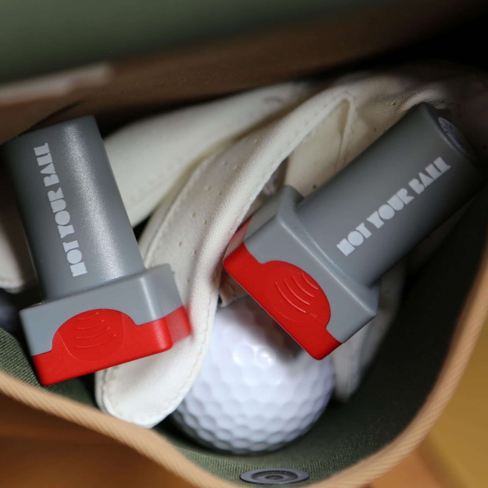 QUBI Reusable Self-Inking Golf Ball Stamp Marker - Personalized Golf Ball Stamper for Men & Women - Perfect Golf Gift & Accessory for Identifying Golf Balls on the Course (Ideal for Tournaments, Practice & Gifting)