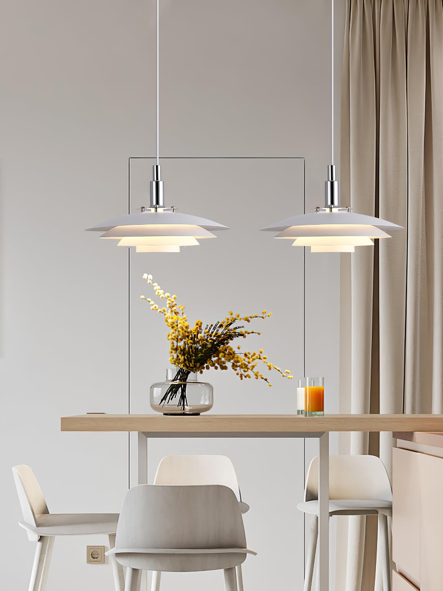 Bretagne Pendant Light - Elegant French-Inspired Hanging Fixture for Kitchen Island, Dining Room & Bedroom Lighting