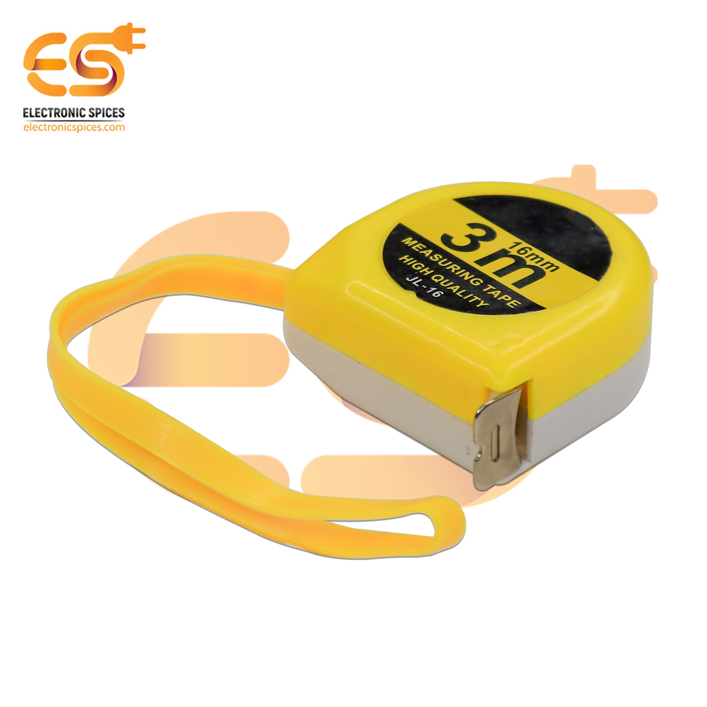 16mm High Steel 3m (10ft) Measuring Tape for Construction, Carpentry, DIY Projects - Durable & Accurate Metric Ruler for Home Improvement, Woodworking, and Metalworking
