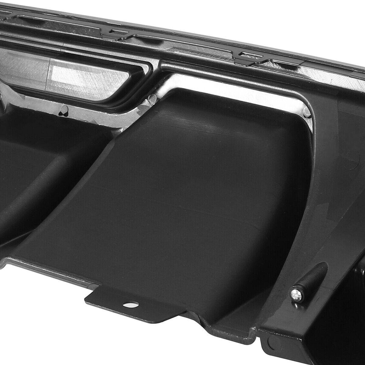 2016-2021 Honda Civic Sedan Rear Diffuser - Matte Black with Decorative Exhaust Tips | Car Body Kit Upgrade for Enhanced Style & Performance | Perfect for Street Racing & Car Shows
