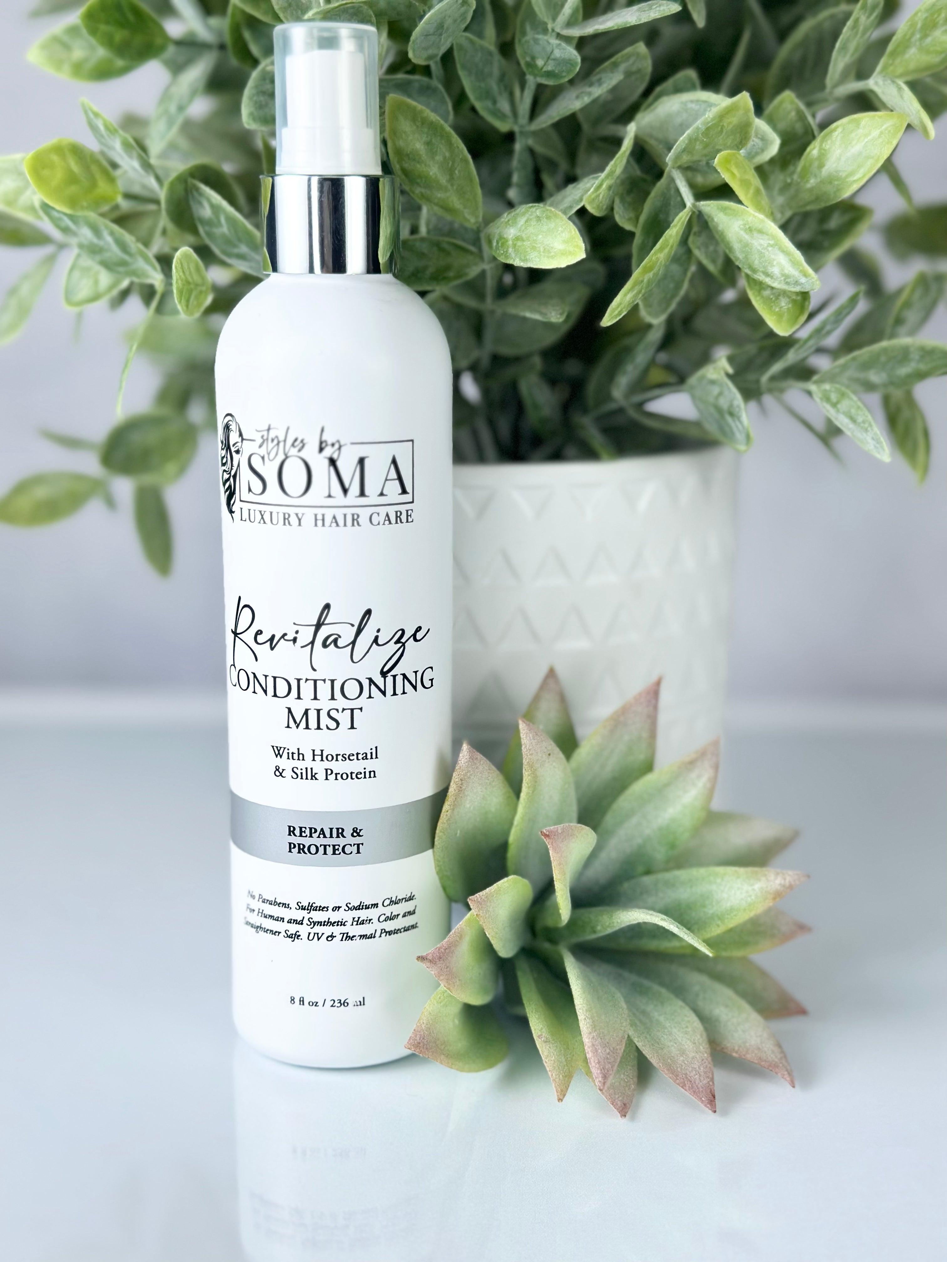 REVITALIZE Hair Conditioning Mist Spray - Hydrating Leave-In Treatment for Dry, Damaged Hair - Perfect for Salon-Quality Styling & Daily Hair Care Routine
