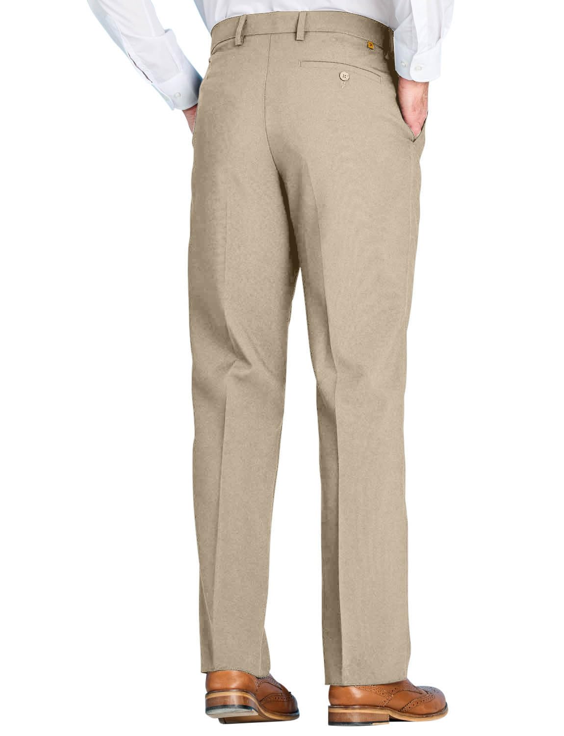 Classic Men's Dress Pants with Slant Pockets - Formal Office Wear & Business Attire for Professional Men