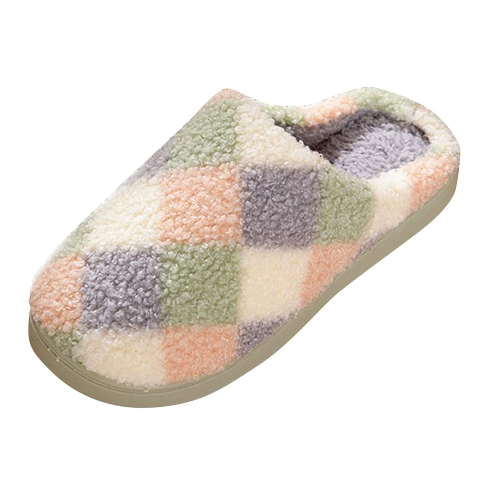 Women's Plush Fuzzy Slippers - Non-Slip Soft Indoor/Outdoor House Shoes for Comfort & Warmth | Perfect for Lounging, Relaxing at Home, and Quick Outdoor Errands