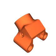 Five33 LightSwitch Predator Nano 50 Degree Clamshell Mount with 23mm Standoffs - Perfect for Tactical Flashlights, Weapon Lights & Outdoor Gear Mounting