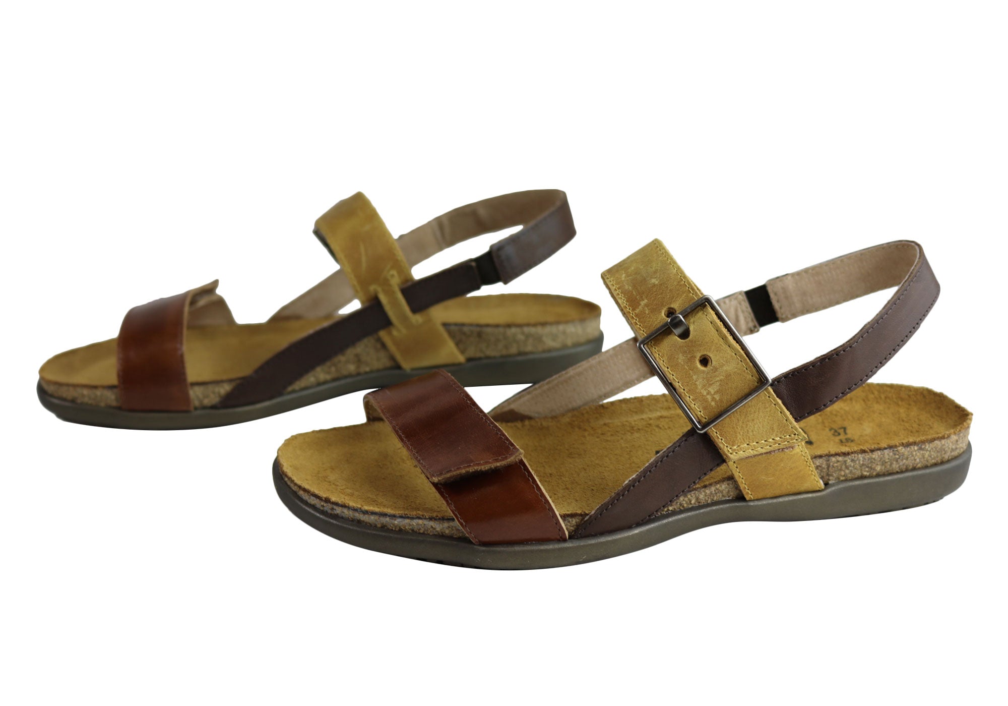 Naot Norah Women's Leather Sandals - Comfortable, Cushioned & Supportive Footwear for Walking, Travel & Everyday Wear