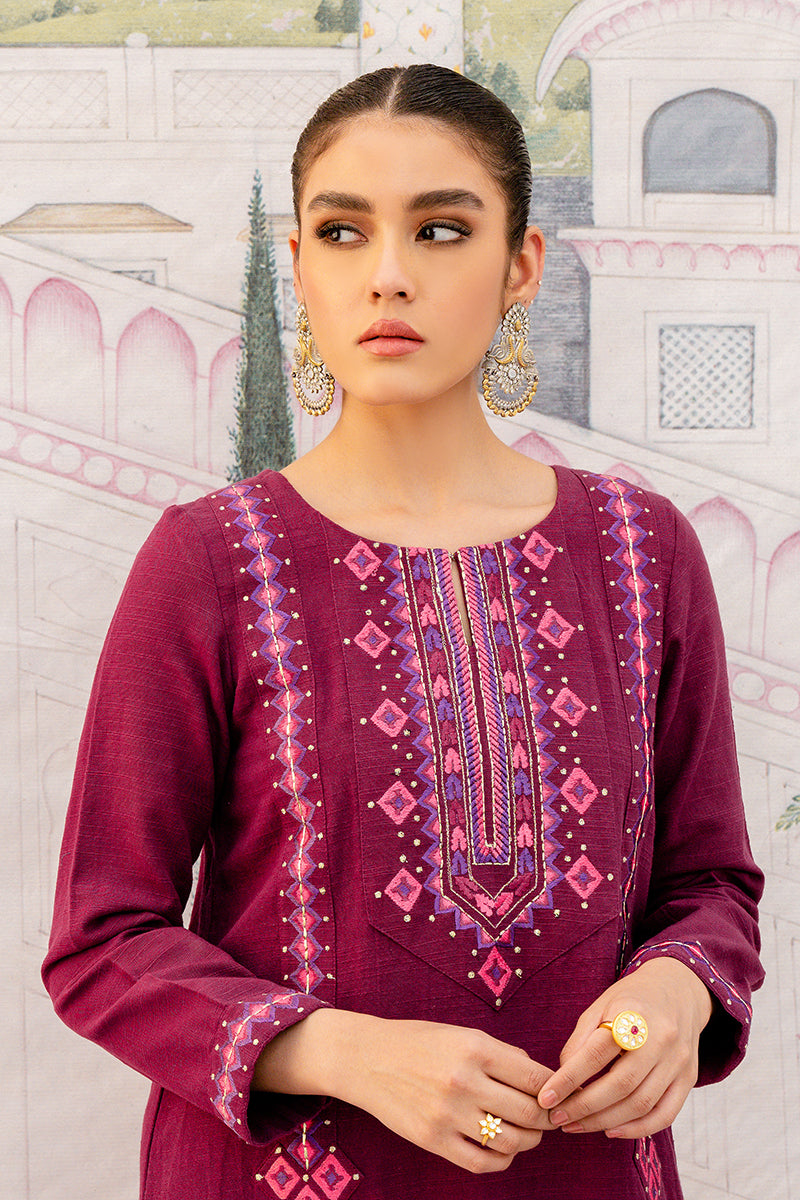 Mulberry Aster Silk Scarf - Elegant & Lightweight Fashion Accessory for Women | Perfect for Parties, Weddings & Everyday Wear