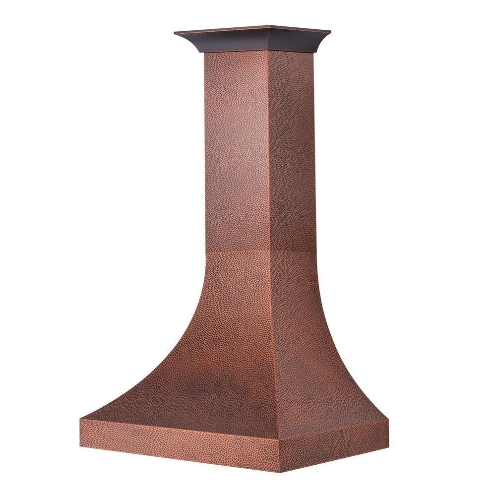 ZLINE Designer Series Hand Hammered Copper Finish Wall Range Hood (8632H) - Premium Kitchen Ventilation for Modern Homes, Perfect Over Stove, Island or Cooktop