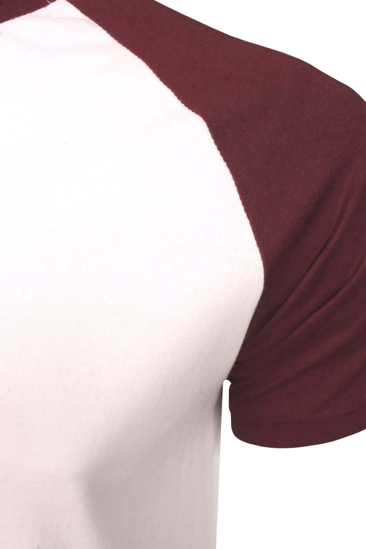 Xact Men's 3-Pack Raglan Short Sleeve Crew Neck T-Shirts - Soft Cotton Casual Tees for Everyday Wear, Gym & Outdoors