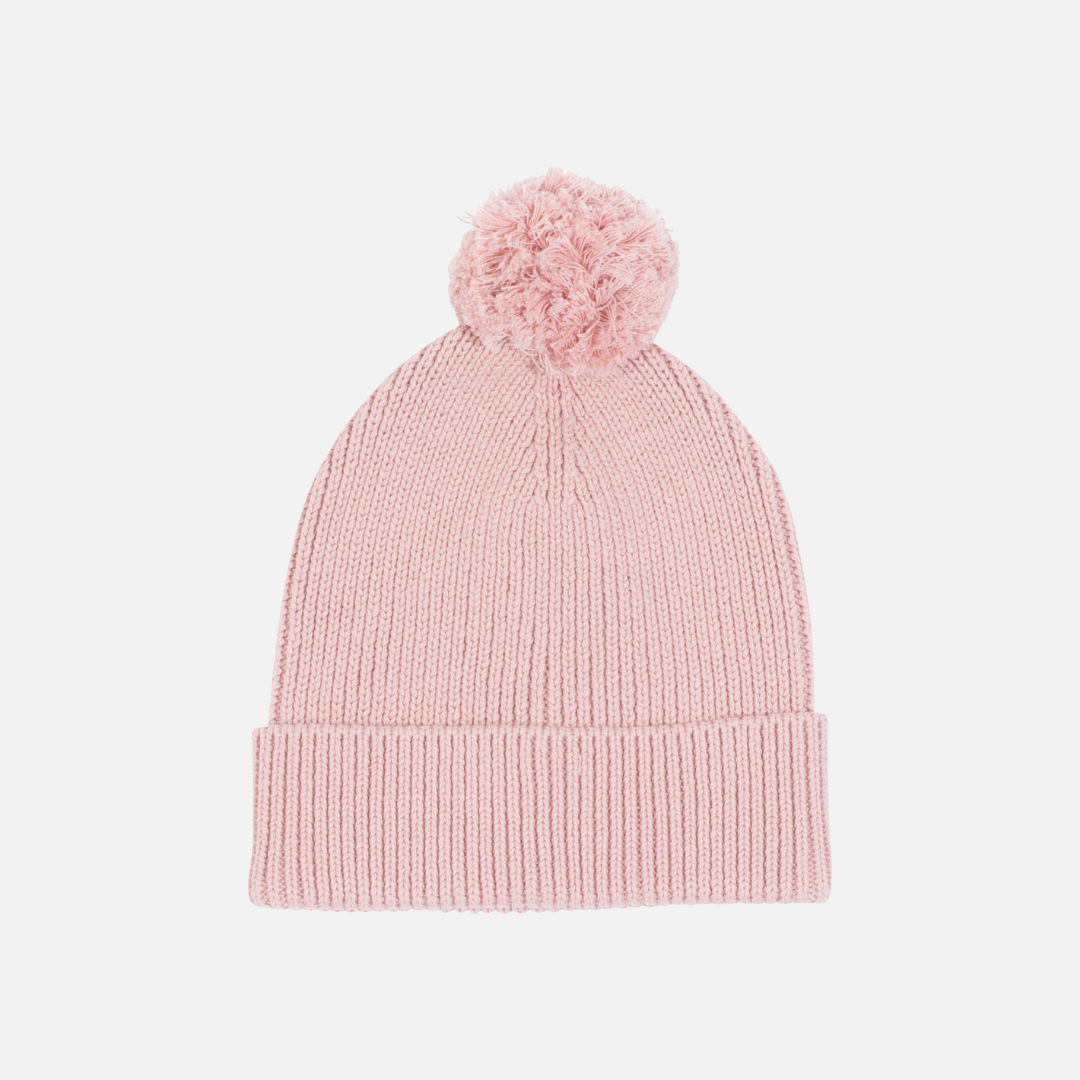 Rose Quartz Knitted Beanie - Soft Winter Hat for Women & Men - Cozy Warm Beanie for Outdoor Activities, Hiking, Skiing & Casual Wear