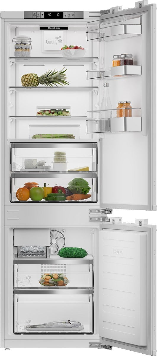 Blomberg BRFB1052FFBI2 22-Inch 10.5 Cu.Ft Fully Integrated Refrigerator with Automatic Ice Maker - Perfect for Modern Kitchens, Small Spaces & Apartment Living
