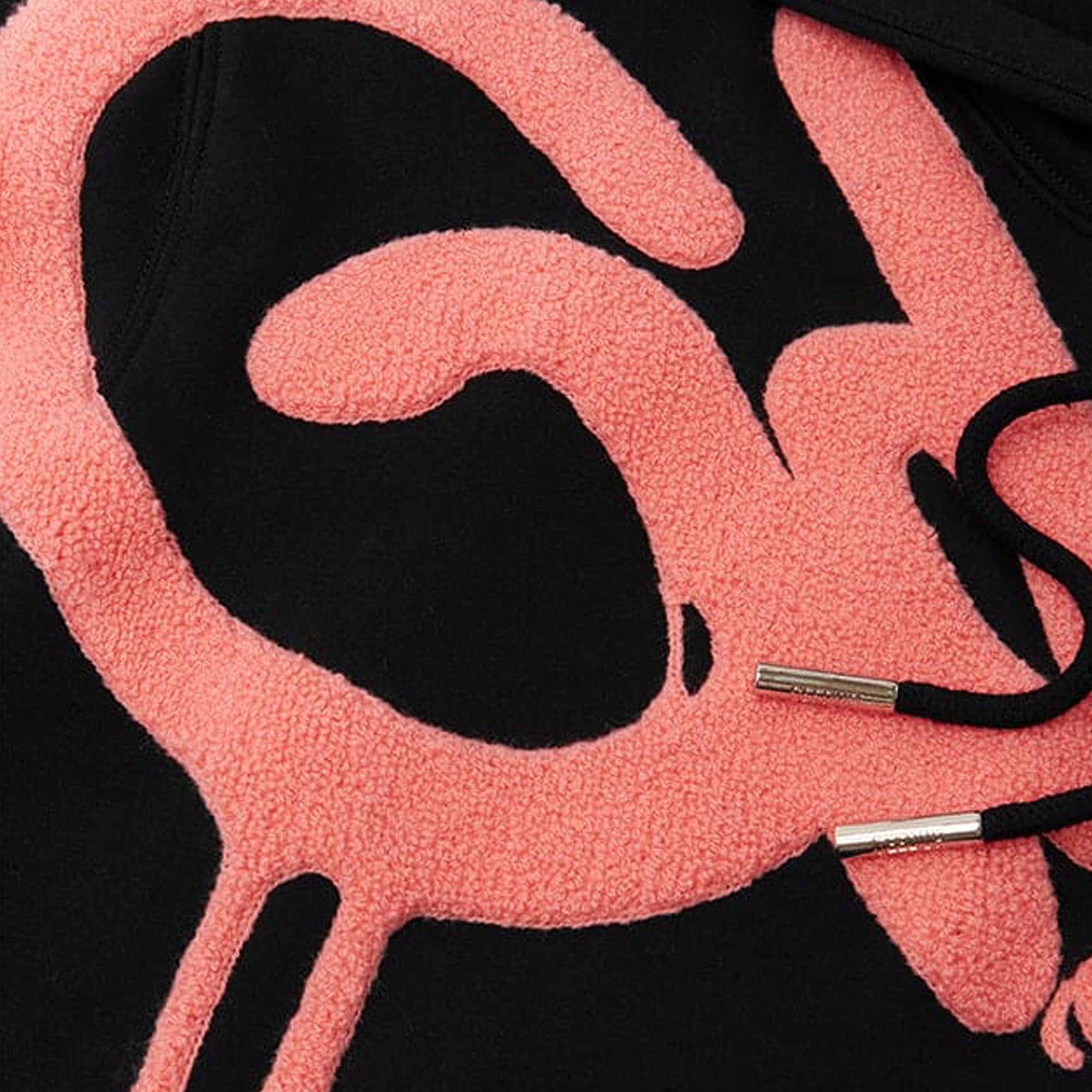 Geedup Handstyle Hoodie - Black & Peach Color Block Pullover for Men & Women | Streetwear Fashion, Casual Wear, Gym & Lounge Outfit (2024 Collection)