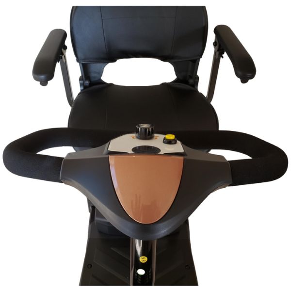 EV Rider MiniRider Lite 4 Wheel Mobility Scooter - Compact Electric Scooter for Adults & Seniors - Lightweight Foldable Travel Scooter with Long Battery Life - Perfect for Shopping, Travel & Indoor/Outdoor Use