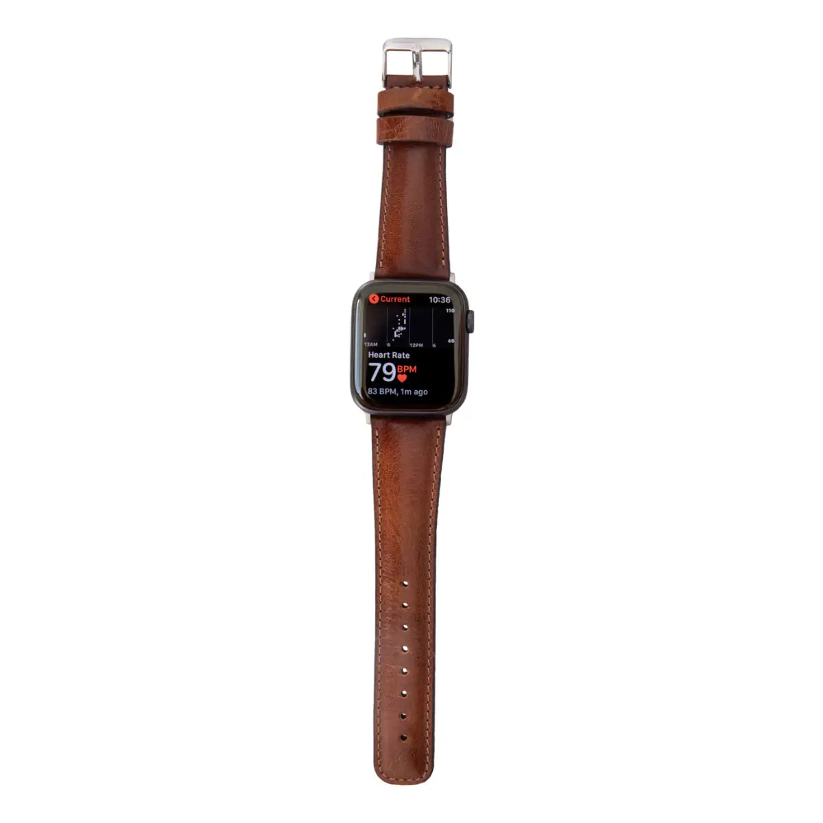 Premium Dark Brown Genuine Leather Apple Watch Band - Classic & Stylish for Men & Women - Perfect for Business, Casual & Everyday Wear