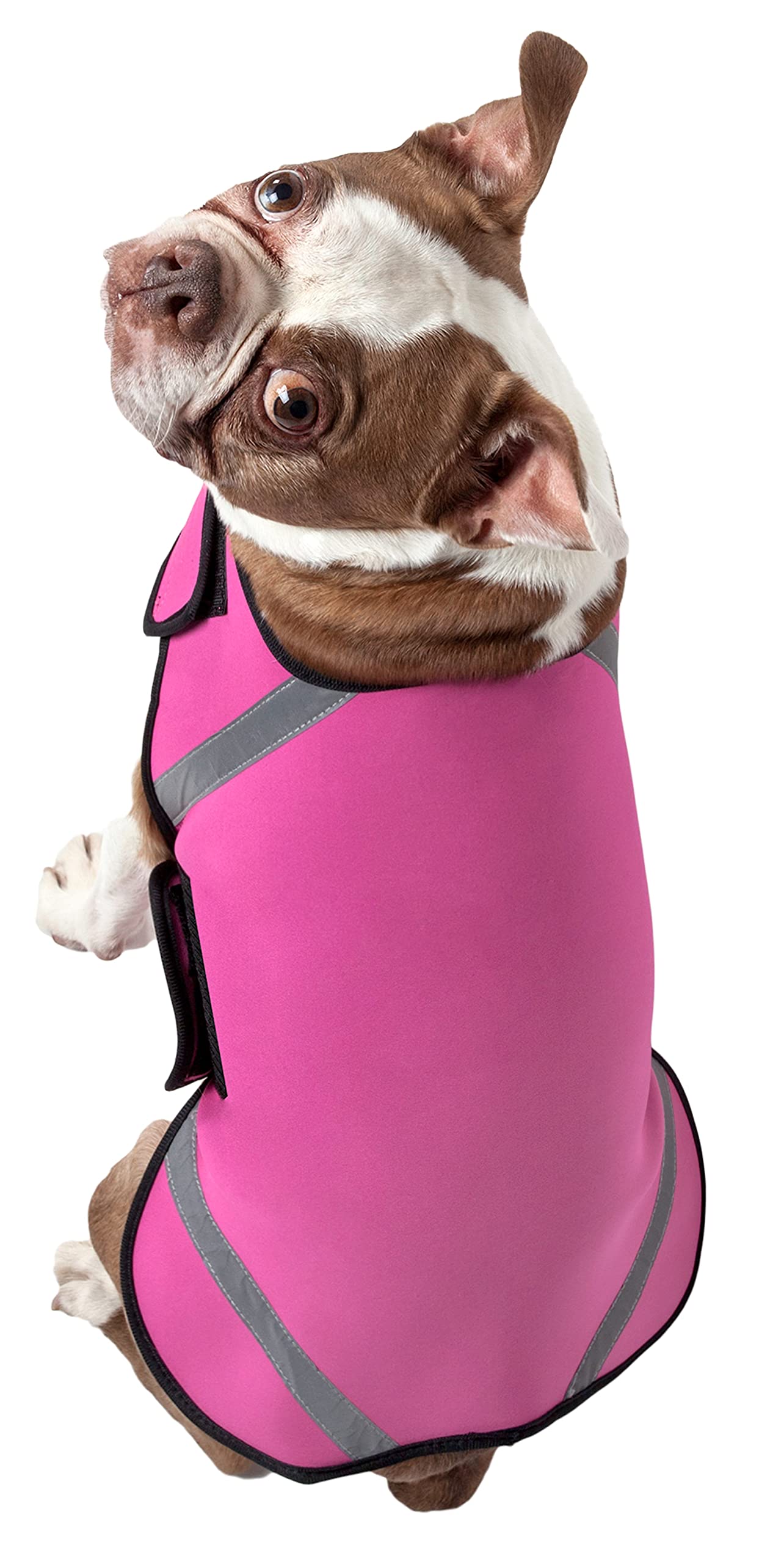Extreme Softshell Neoprene Dog Coat with Reflective Strips - Waterproof Dog Jacket & Rash Guard for Small, Medium & Large Breeds - Perfect for Winter Walks, Outdoor Adventures & Nighttime Safety
