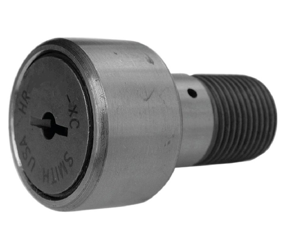 Smith HR-5/8-XC Cam Follower Needle Roller Bearing - Heavy Duty Crowned Stud with Screwdriver Slot & Sealed Design - Ideal for Industrial Machinery, Conveyor Systems & Heavy Equipment Applications