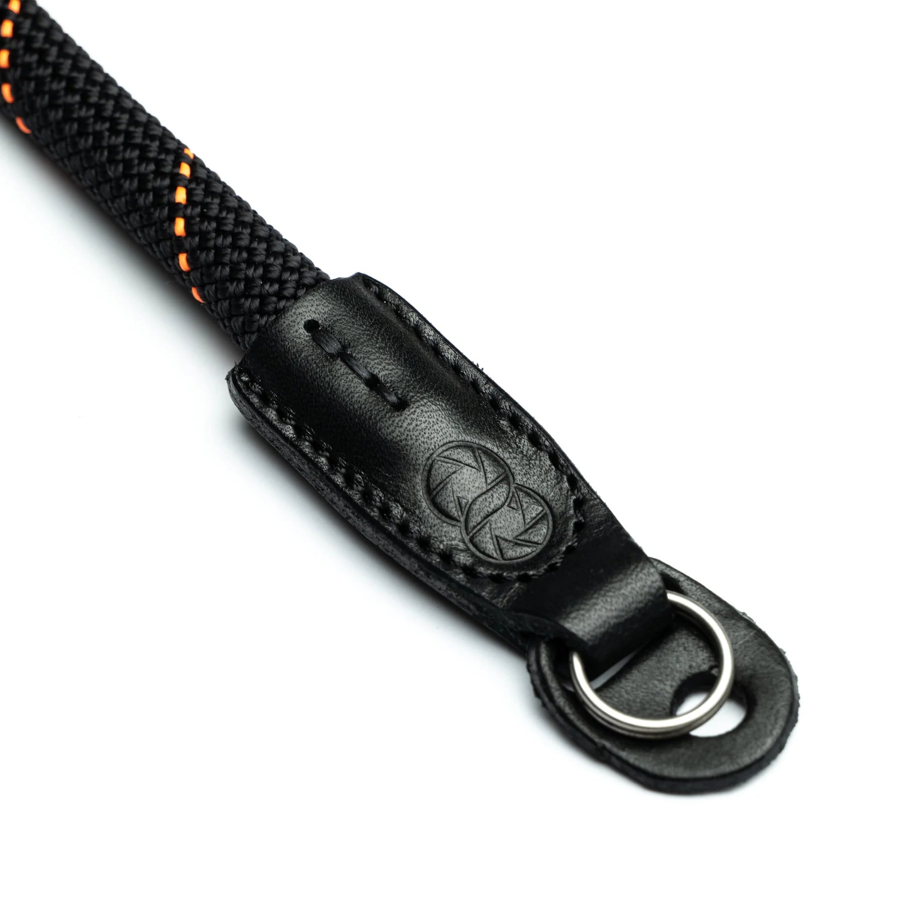 Cooph Rope Camera Strap with Split Ring - 45.3 Inch (115cm) Adjustable Neck Strap for DSLR & Mirrorless Cameras - Durable Orange Obsidian Color - Perfect for Travel, Hiking & Photography Enthusiasts