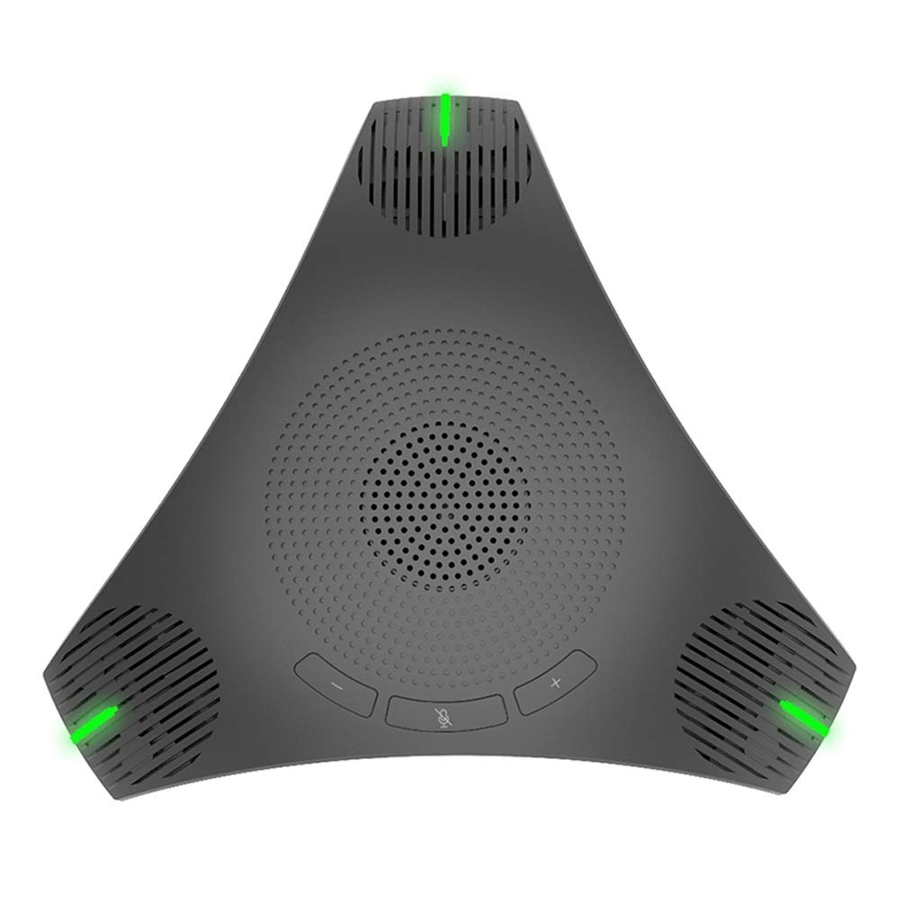 GFDFD Mini USB Desktop Computer Conference Omnidirectional Microphone with Speakerphone - Crystal Clear Audio for Business Video Meetings, Webinars & Remote Work