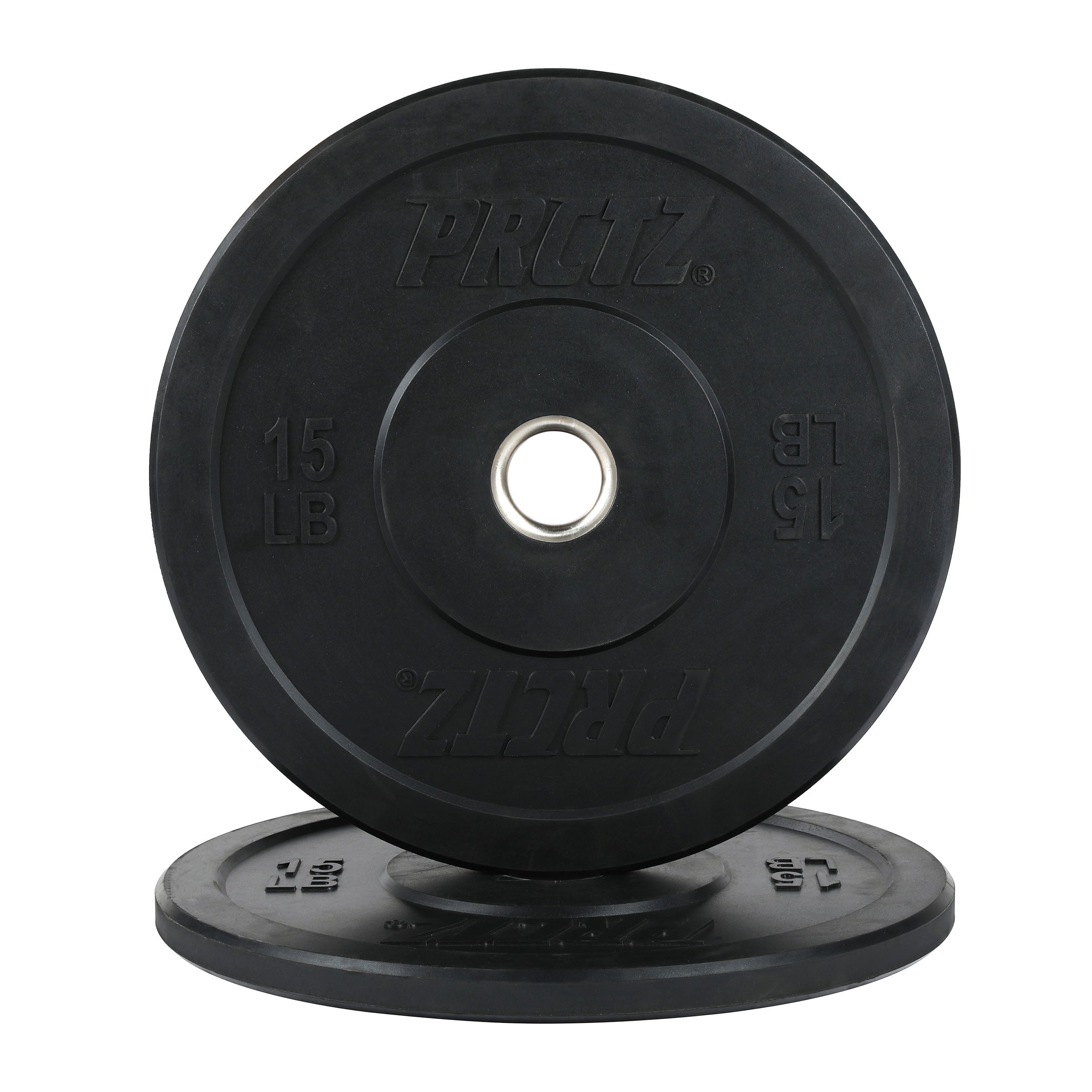 PRCTZ 260 lb Rubber Bumper Weight Plate Set - Olympic 2-inch Barbell Compatible - Includes 10, 15, 25, 35, 45 lb Pairs - Perfect for Home Gym, CrossFit, and Weightlifting Training
