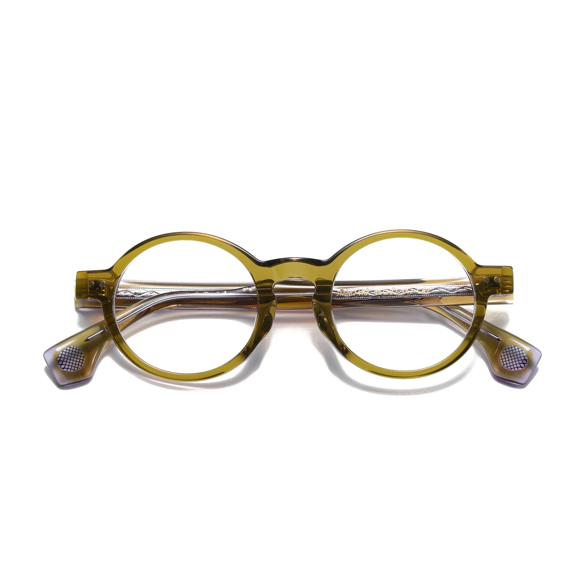 Aror Women's Full Rim Oval Round Thick Acetate Temple Eyeglasses 19574 - Stylish & Durable Eyewear for Work, Reading & Fashion