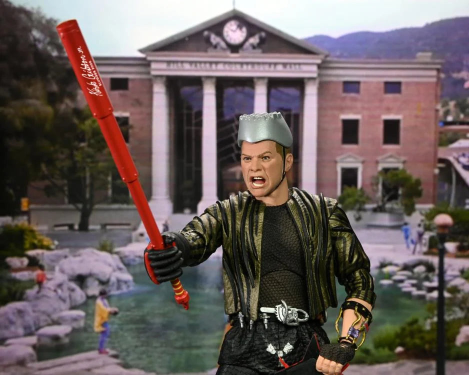 Back to the Future Part 2 Ultimate Griff Action Figure - Collectible Movie Toy for Fans, Perfect for Display & Play - Great Gift for Sci-Fi Enthusiasts & Collectors