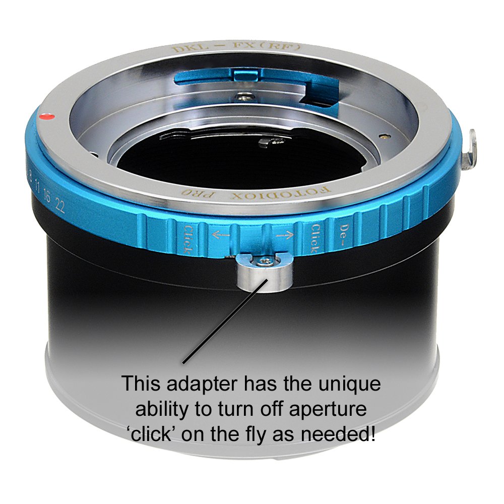 Fotodiox Pro DKL to Fujifilm X-Mount Lens Adapter - Compatible with Deckel Bayonet Lenses for Fujifilm X Series Cameras - Perfect for Vintage Lens Photography & Film Making