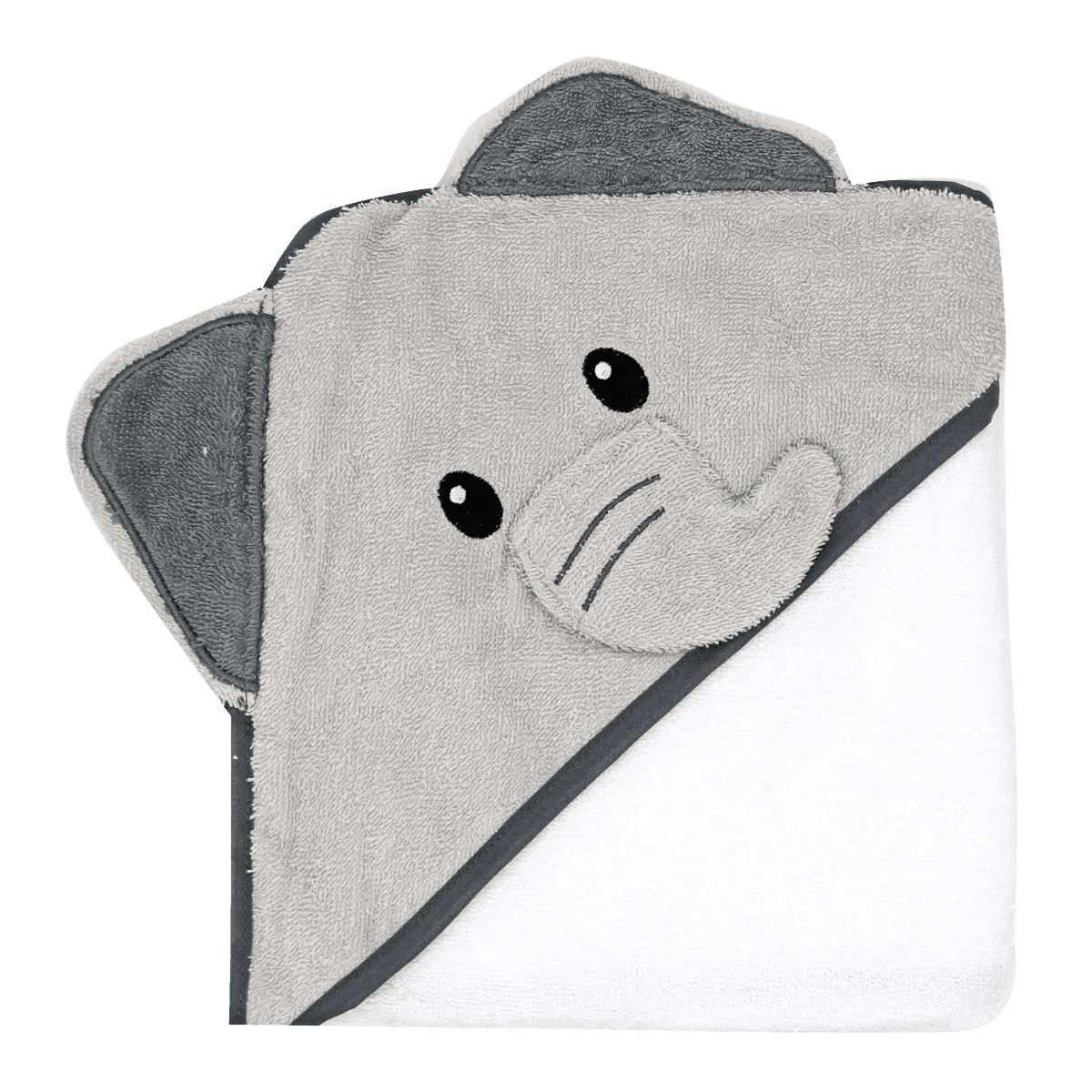 Jesse+Lulu Animal Hooded Towel 100% Cotton Baby Bath Towel with Hood - Soft Absorbent Kids Bath Towel for Toddler, Infant & Newborn - Perfect for Bath Time, Swimming & Beach