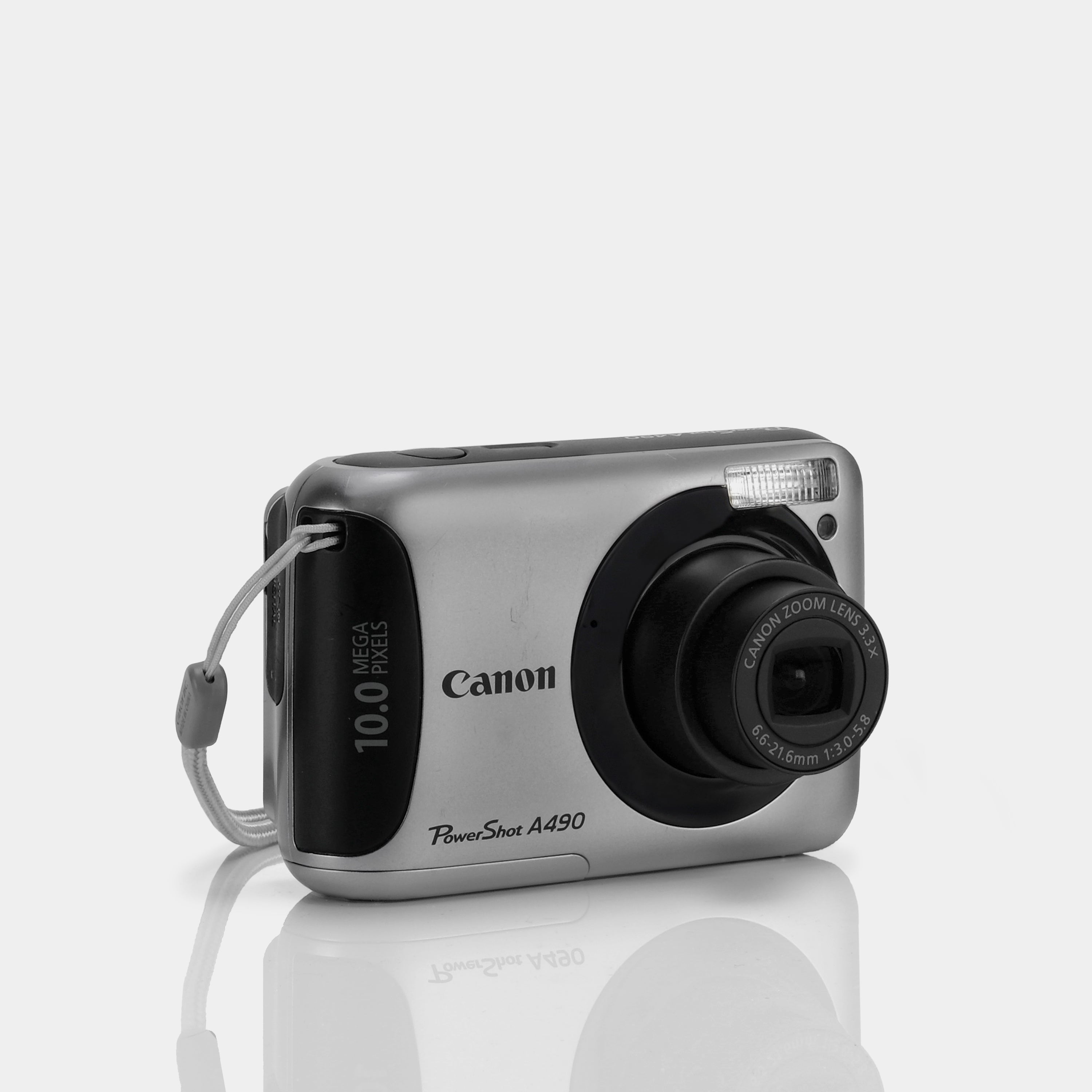 Canon PowerShot A490 Digital Camera - 10MP, 3.3x Optical Zoom, 2.5