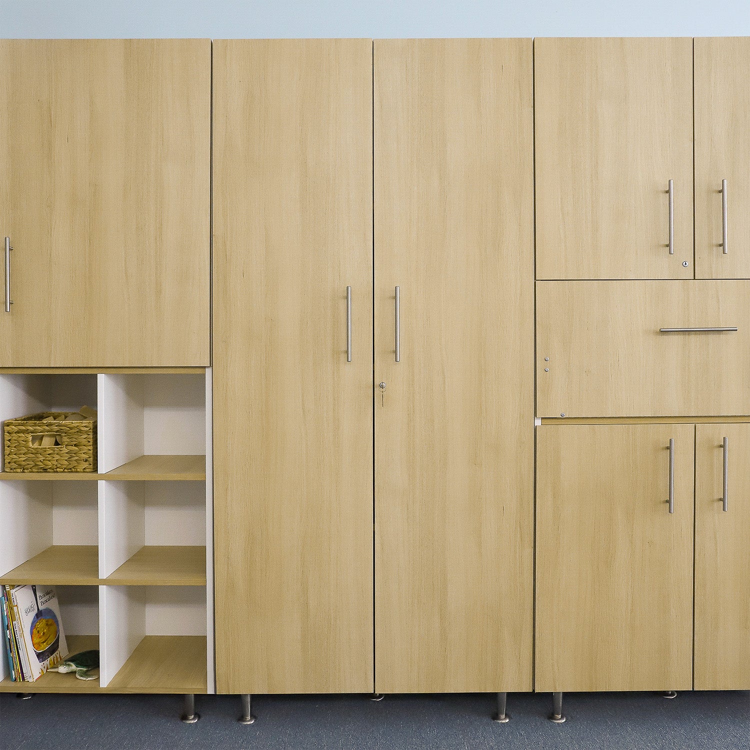 Elevated™ Tall and Wide Storage Cabinet WB1956 - Perfect for Living Room, Bedroom, and Office Organization