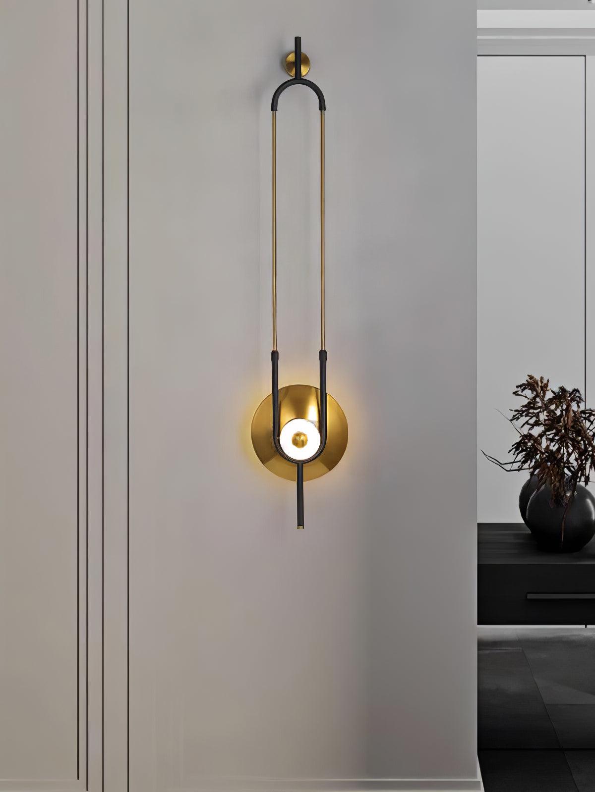 Ellipse Ring Marble Wall Light - Modern Minimalist Sconce for Living Room, Bedroom, and Hallway Decor - Elegant Marble Finish with LED Lighting