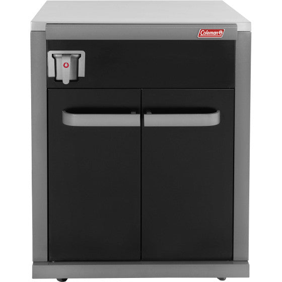 Coleman Revolution Storage Unit with No Draw Black Gloss - Durable Outdoor Gear Organizer for Camping, Hiking & RV Trips | Perfect for Storing Equipment, Tools & Supplies