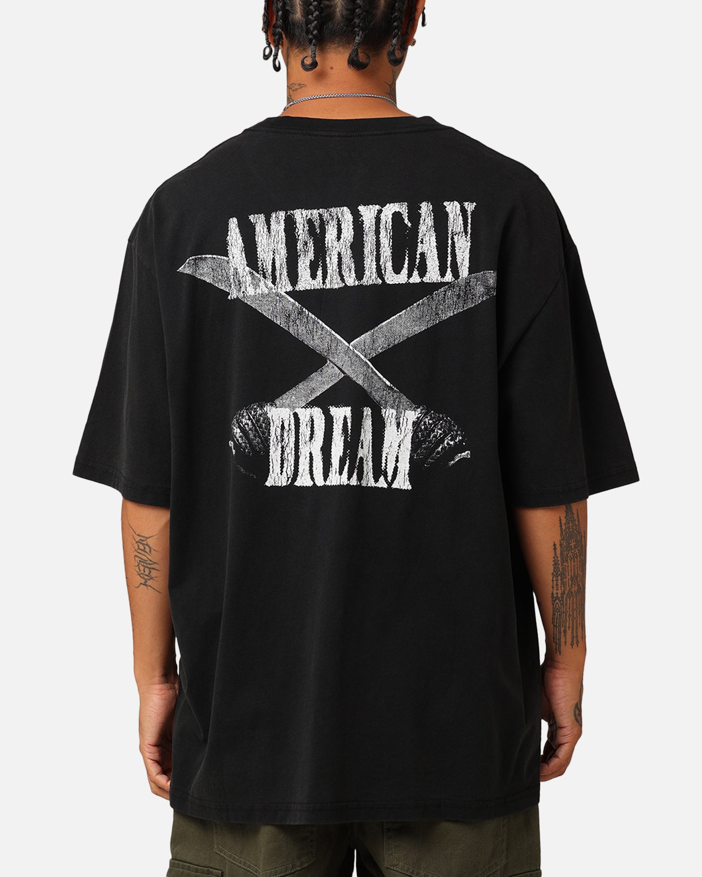 21 Savage American Dream T-Shirt - Washed Black Vintage Rap Tee for Men - Perfect for Concerts, Streetwear & Hip Hop Fashion