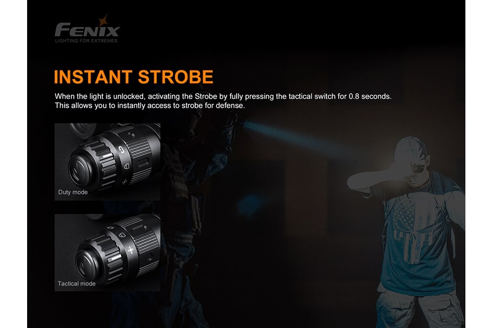 Fenix TK11 TAC LED Tactical Flashlight 1600 Lumens - High-Intensity Rechargeable Flashlight for Outdoor, Camping, Hunting & Emergency Use