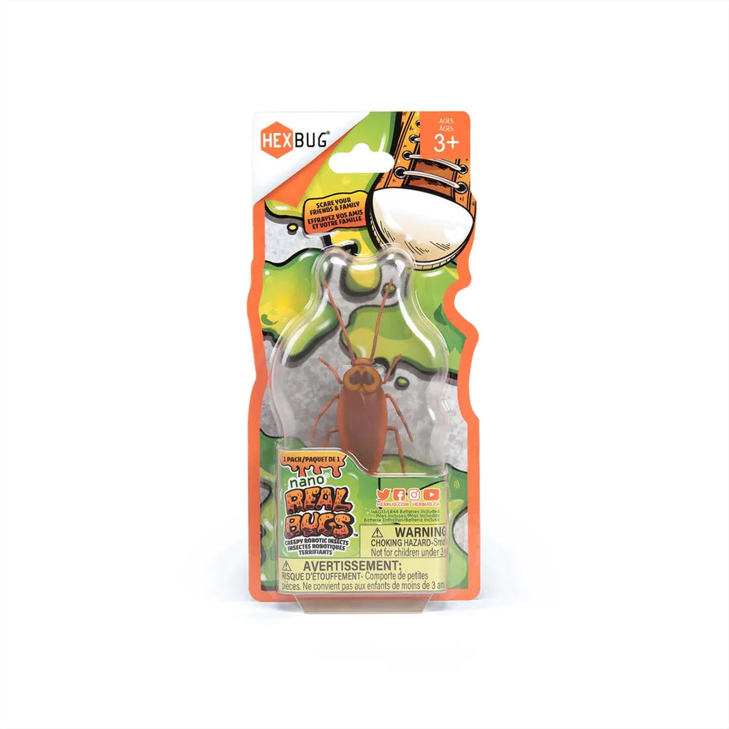 HEX BUG NANO Realistic Robotic Bugs - Assorted Single Pack for STEM Learning & Kids Playtime - Perfect for Science Experiments, Educational Toys, and Interactive Fun