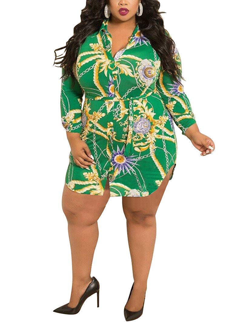 Plus Size Women's Button Down Blouses & 3/4 Sleeve Tops - Stylish Dresses for Work & Casual Wear | Perfect for Office, Date Night & Everyday Outfits