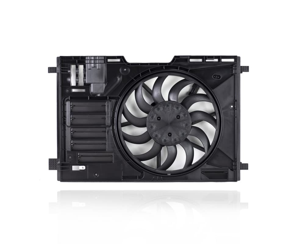 19-22 Ford Transit Connect 2.0L Dual Radiator & Condenser Fan Assembly with Brushless Motor | KV6Z8C607B Replacement | Cooling Direct Compatible | Perfect for Engine Cooling & AC System Performance