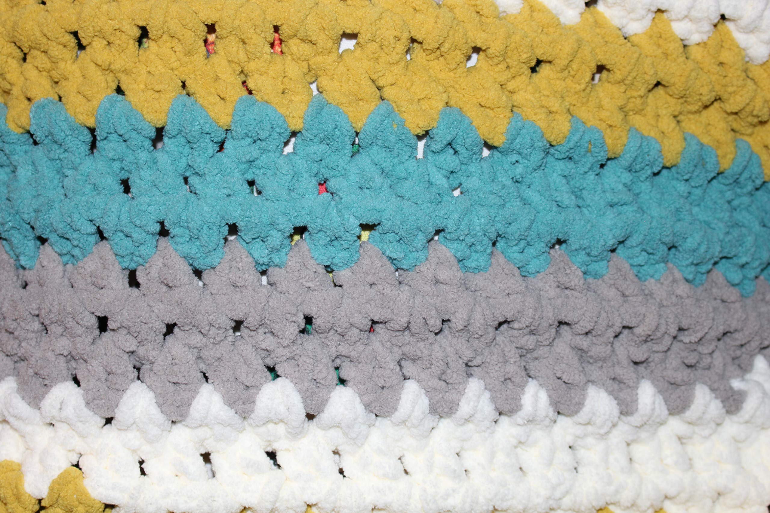 Soft Teal Baby Blanket for Boys & Girls - Chunky Knit Crochet Crib Blanket - Gender Neutral Nursery Essential for Newborns & Pets - Perfect for Swaddling, Napping & Cuddling with Cats & Dogs