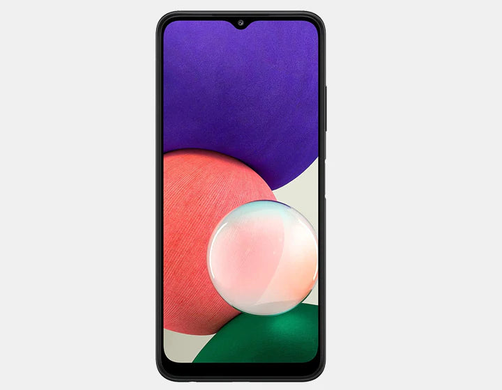 Samsung Galaxy A22 5G Unlocked Smartphone - 128GB Storage, 4GB RAM, Dual SIM, GSM Compatible (Latin Version, Gray) - Perfect for Streaming, Gaming & International Travel