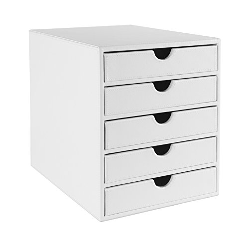 White (5 Drawer)