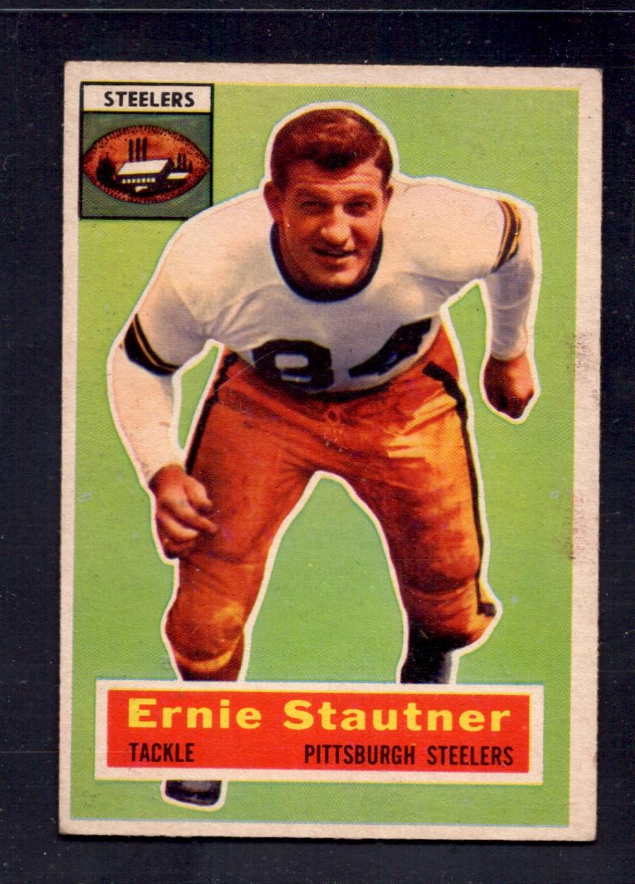 1956 Topps #87 Ernie Stautner Pittsburgh Steelers Vintage Football Trading Card - Perfect for Collectors, Sports Memorabilia Enthusiasts & NFL Fans