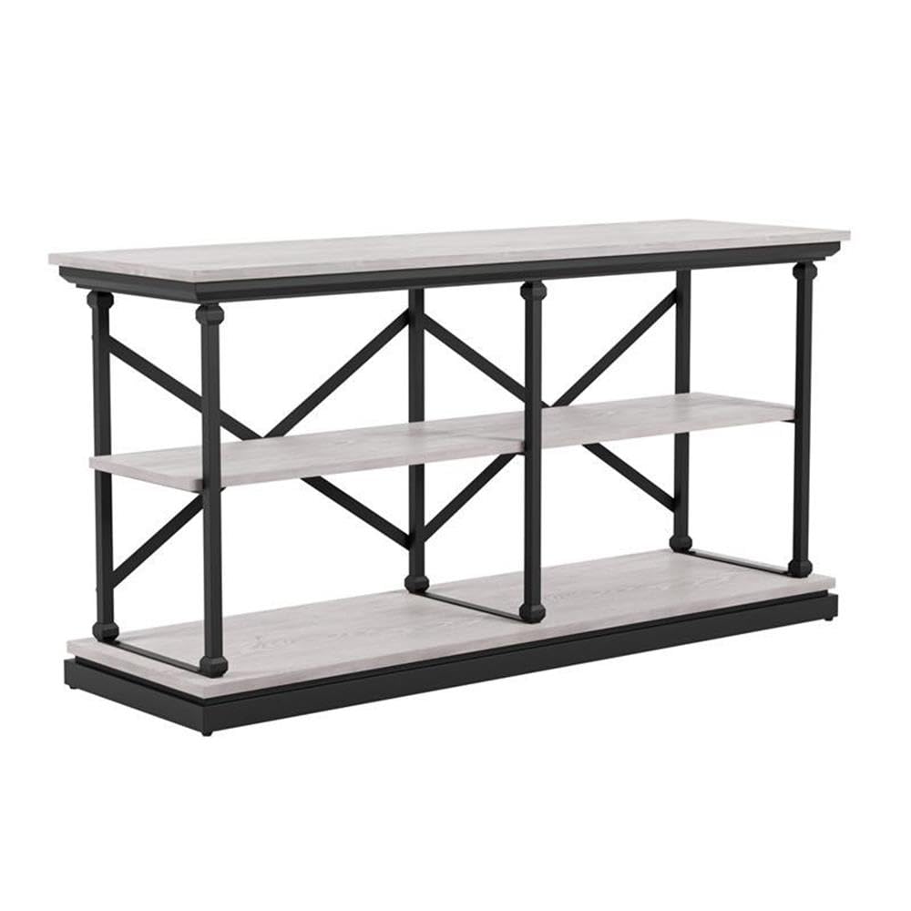 Drewden Wood Coffee Table Set - 3-Piece Antique White for Living Room